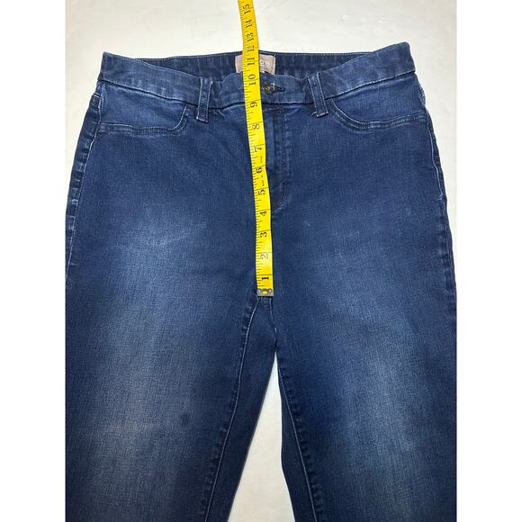 Chico's Women's Capri Denim Jeans Blue Sz 0.5 US 6 Stretch Pockets - Picture 3 of 6